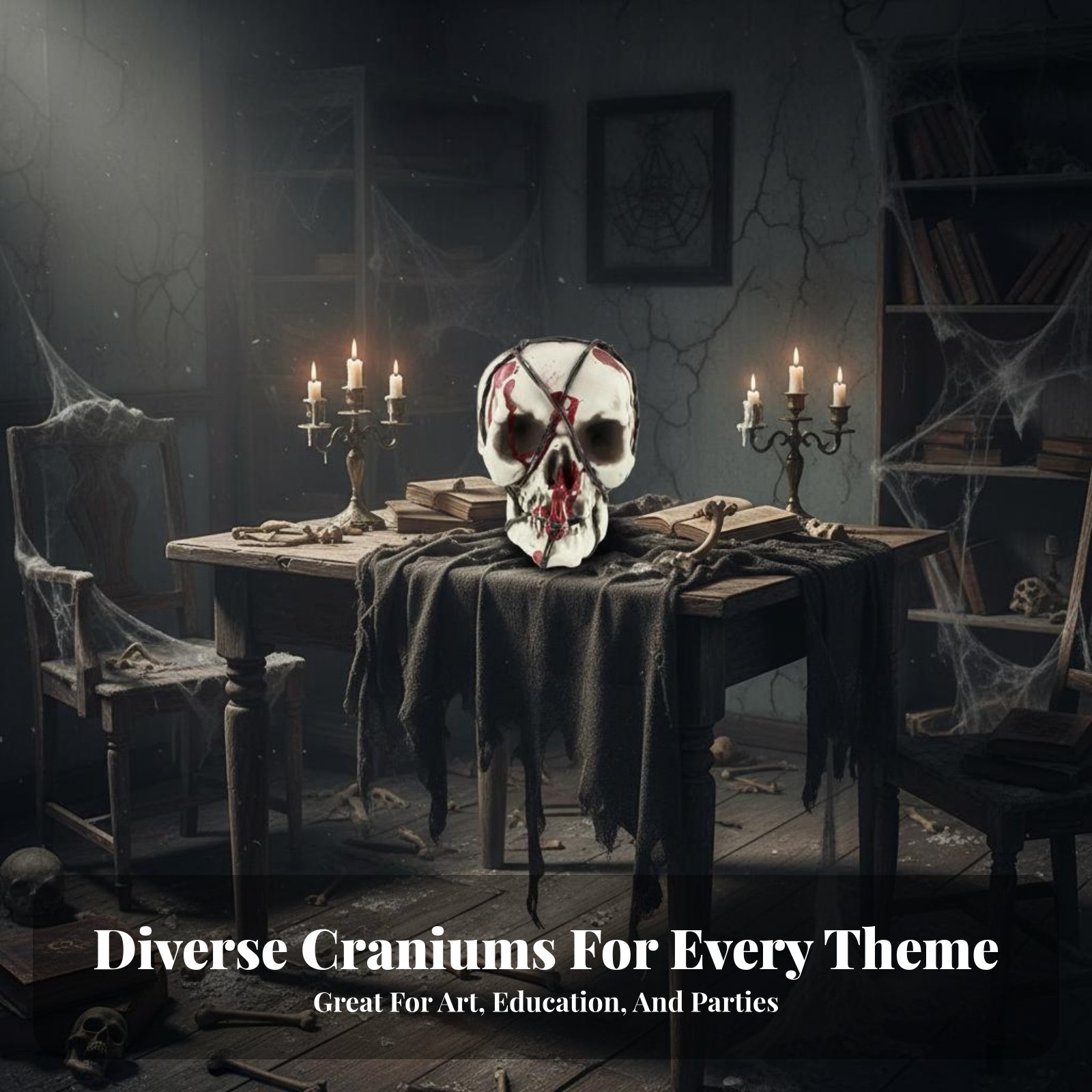 Realistic Skull Model Horror T - Home Decor Free reseña y precio