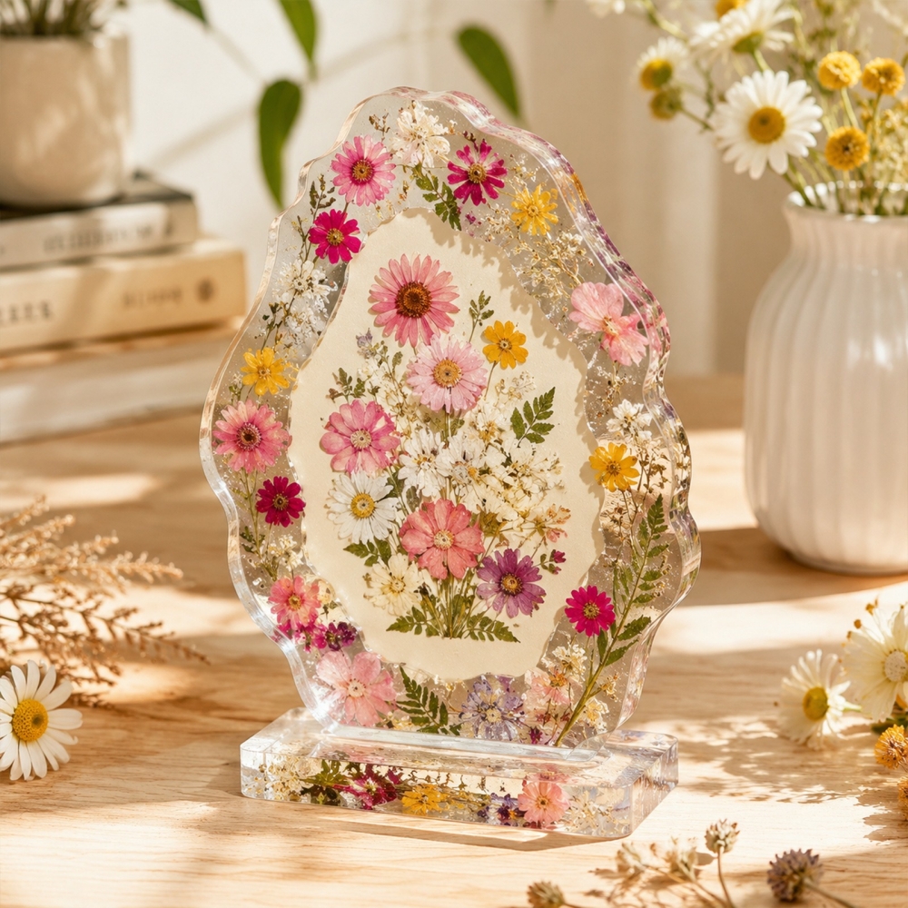 S0305 Love Heart Shell Photo F - Pressed Flower Frame reseña y precio