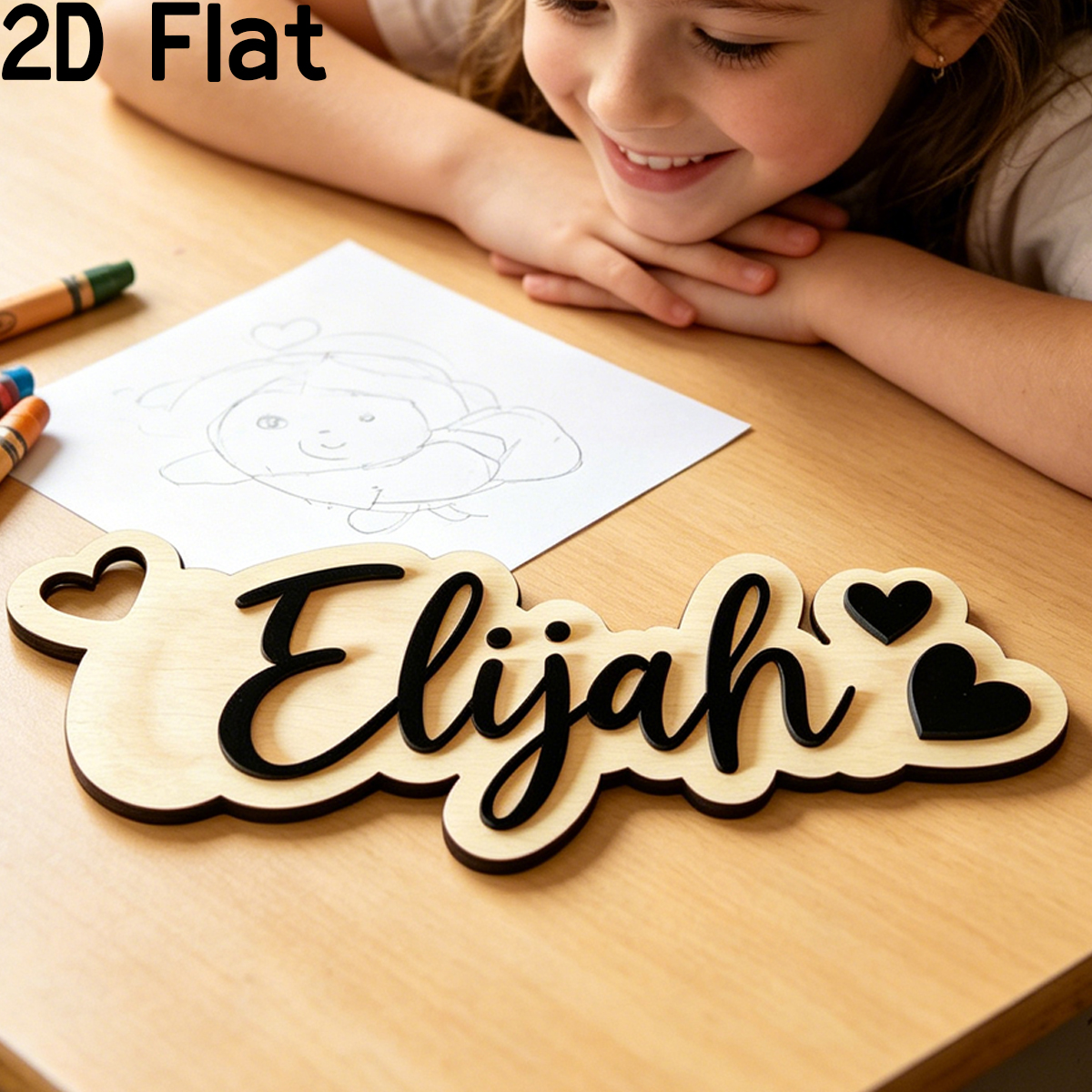 1Pc Custom Love Decor Wooden A - Home Decor Diy reseña y precio