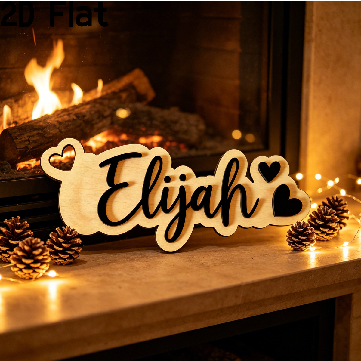 1Pc Custom Love Decor Wooden A - Home Decor Diy reseña y precio