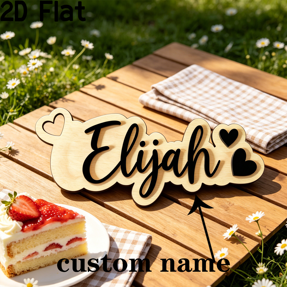 1Pc Custom Love Decor Wooden A - Home Decor Diy reseña y precio