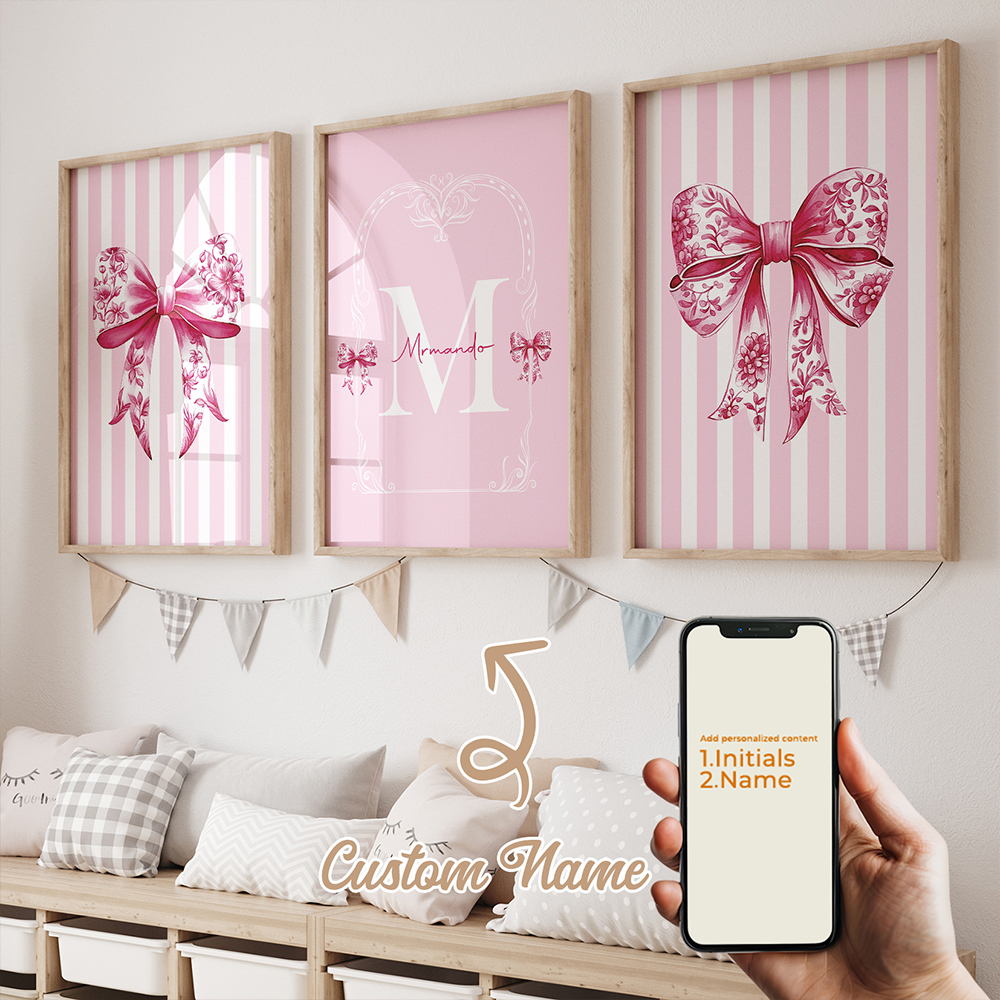 3pcs Personalized Custom Name  - Home Decor Nepal reseña y precio