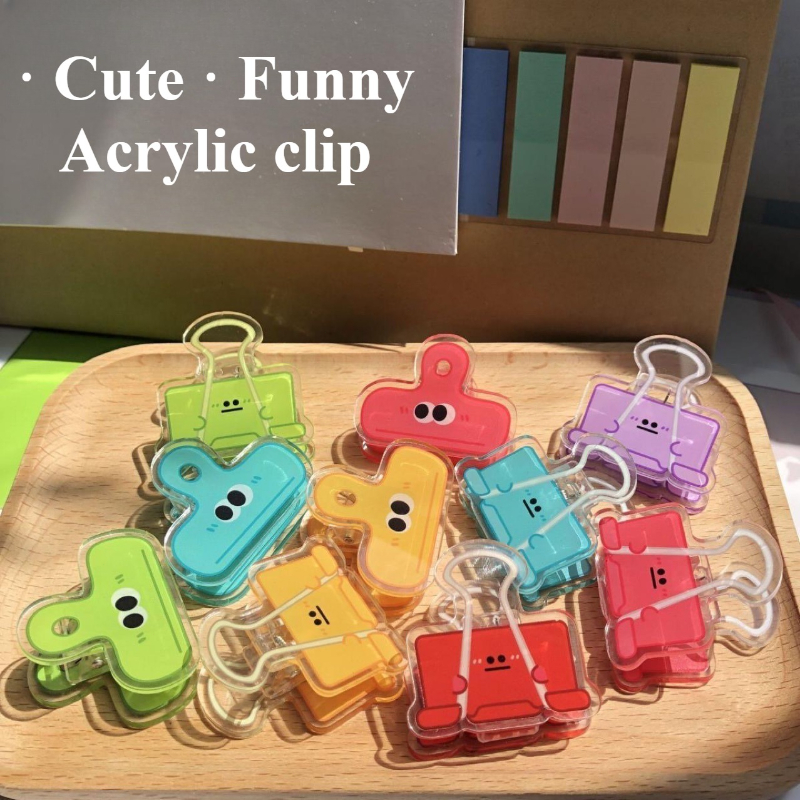 5pcs/set Cute Acrylic Clip Fun - Home Decor Emoji reseña y precio