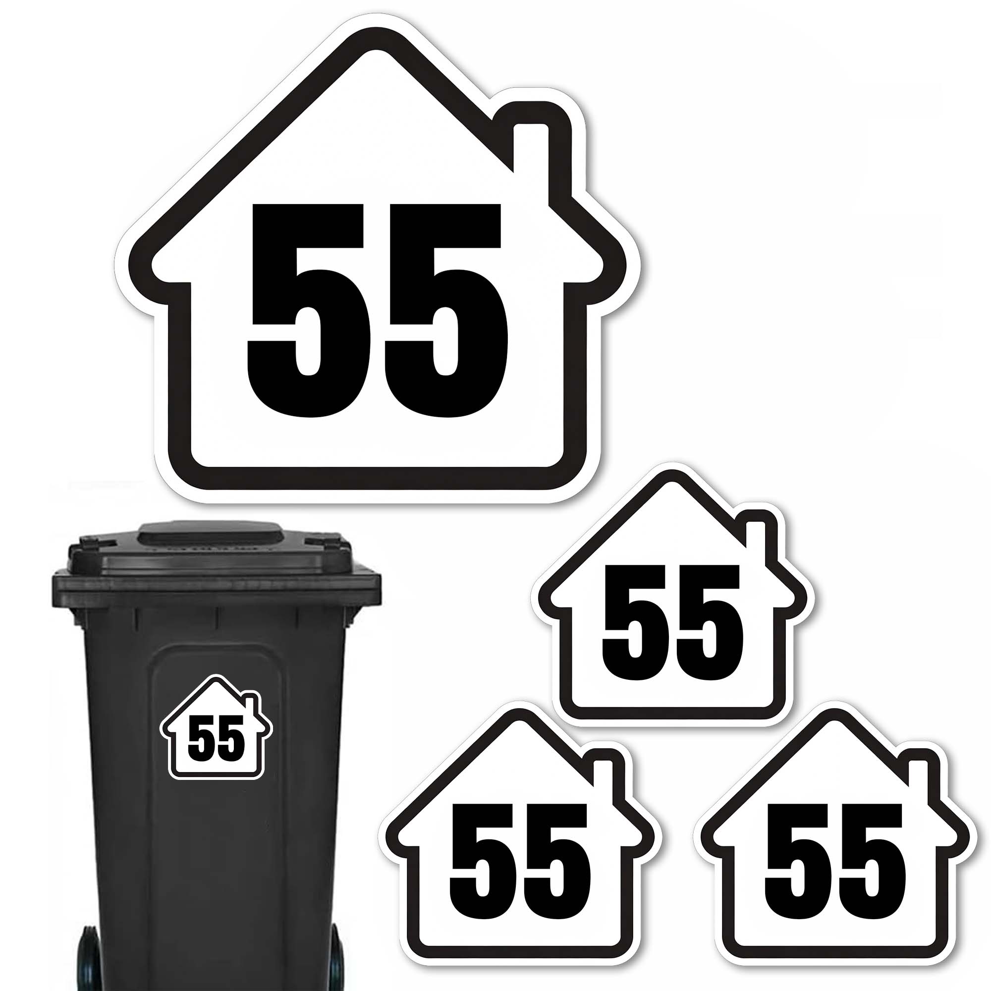 House pattern Custom Number DI - Home Decor Sticker reseña y precio