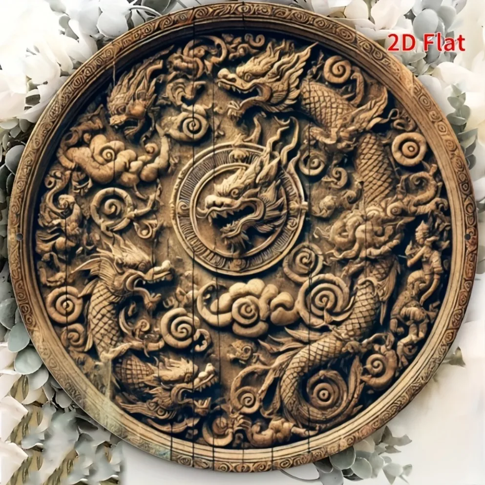 1pc Bali Dragon Metal Wall Art - Home Decor Bali reseña y precio