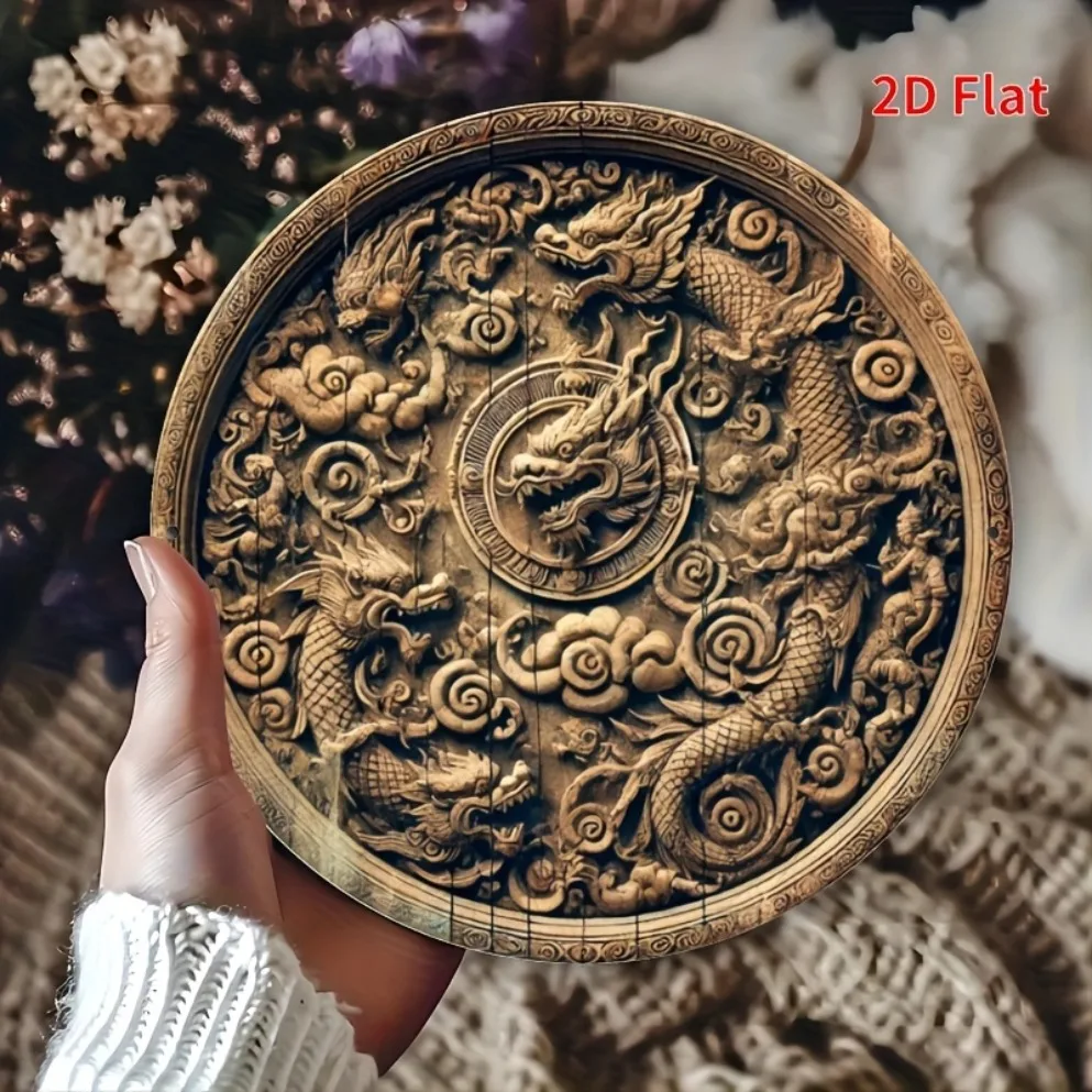 1pc Bali Dragon Metal Wall Art - Home Decor Bali reseña y precio