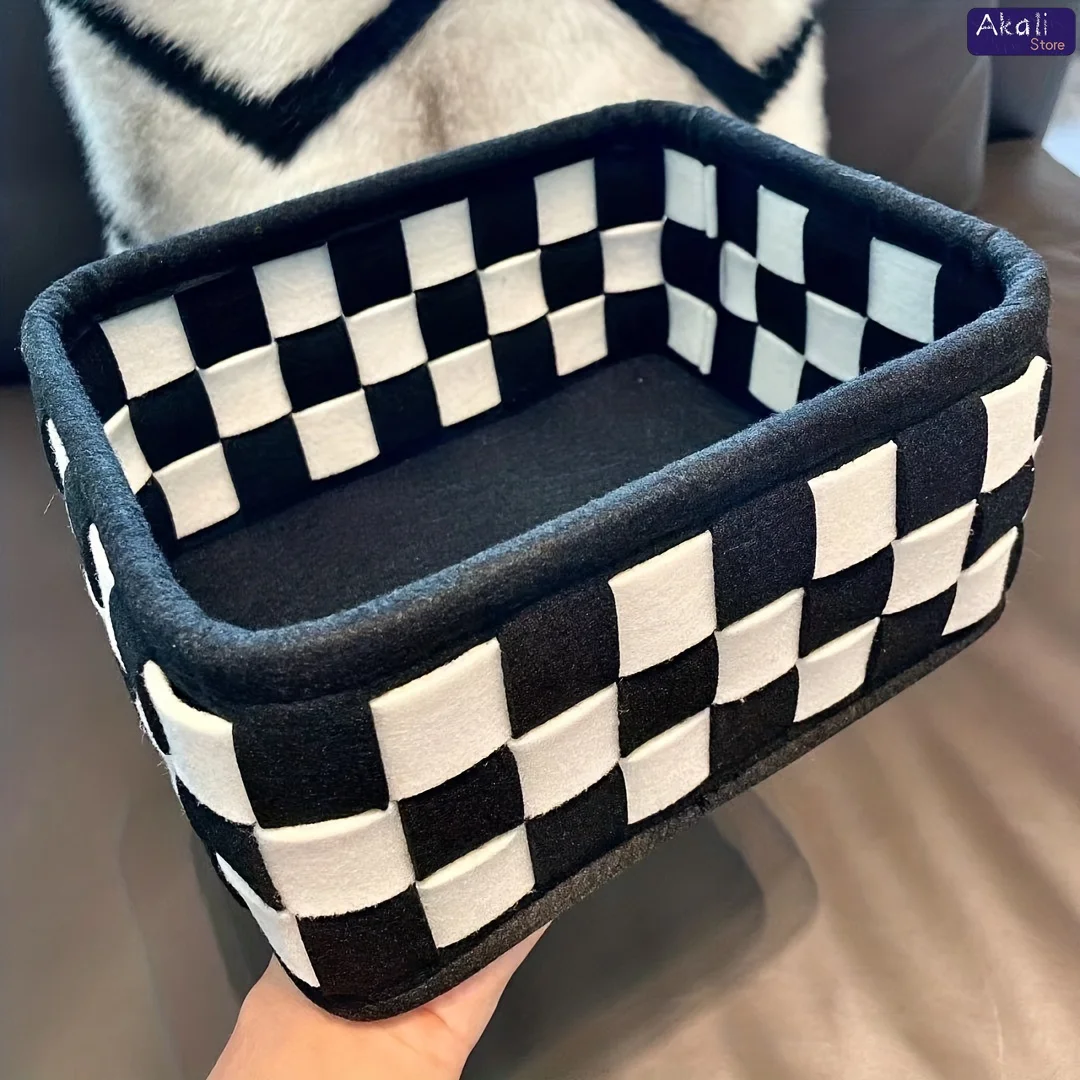 2026Black and White Checkered  - Home Decor Free reseña y precio