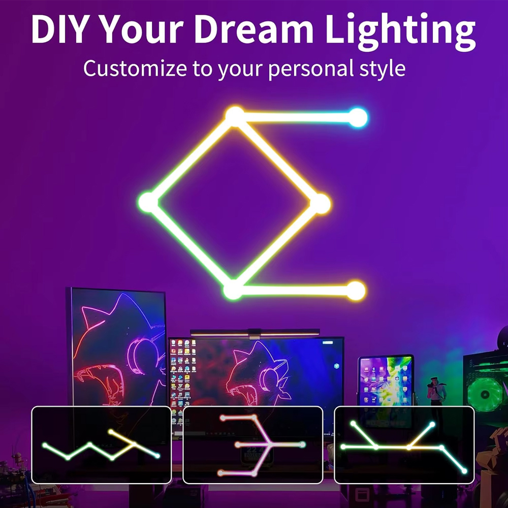 LED Smart DIY WIFI Wall Lamp S - Home Decor Free App reseña y precio