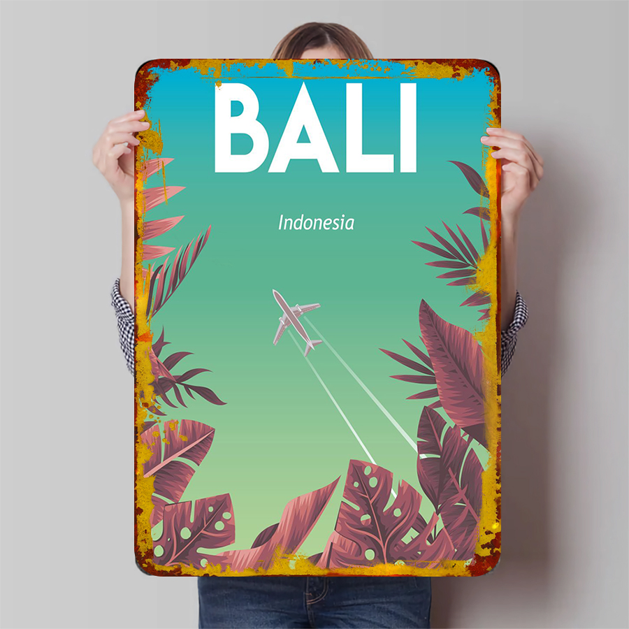 Bali Indonesia Scenery Metal W - Home Decor Bali reseña y precio