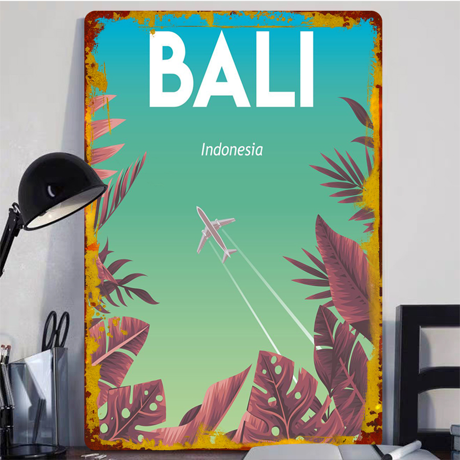 Bali Indonesia Scenery Metal W - Home Decor Bali reseña y precio
