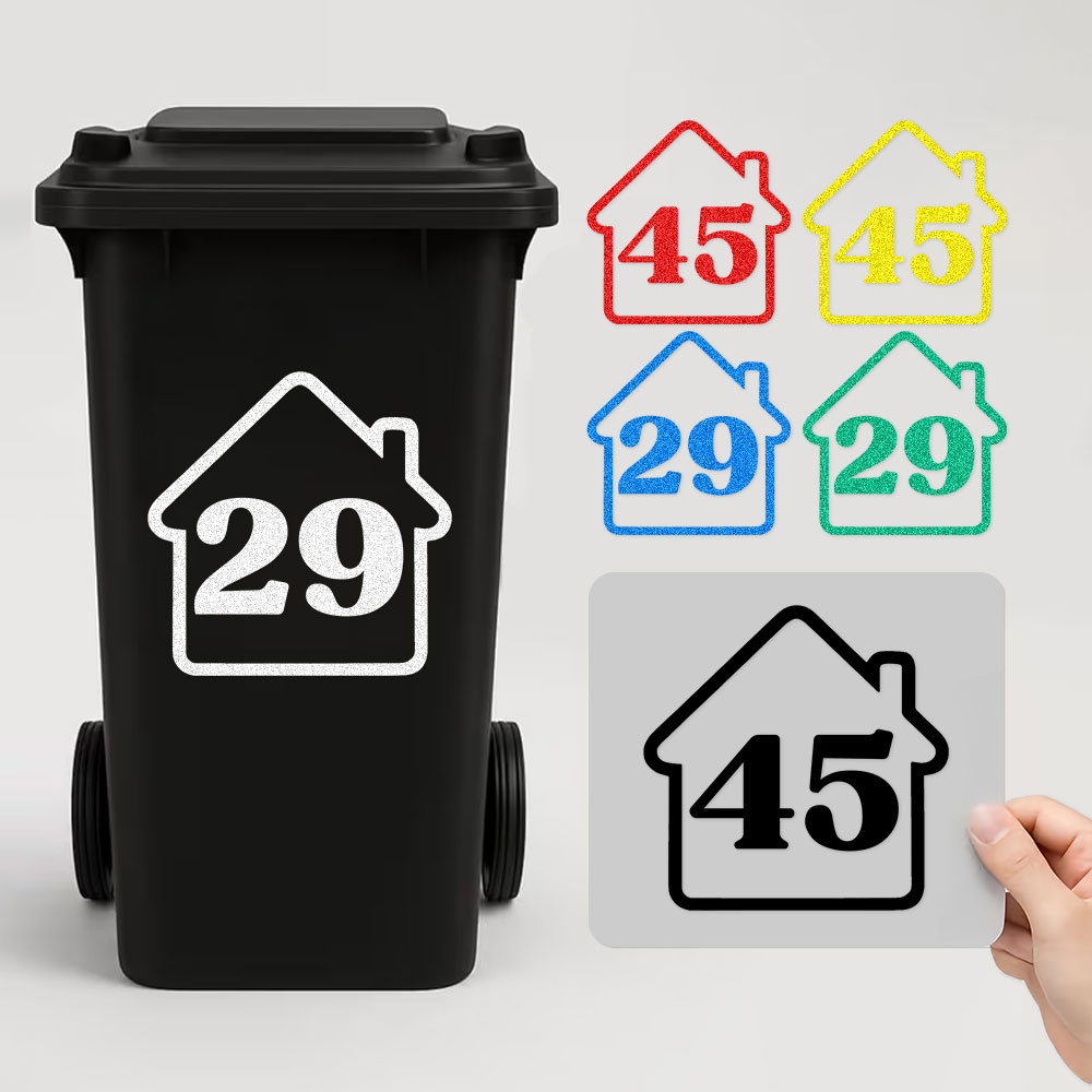 3PCS Custom Reflective Trash B - Home Decor Sticker reseña y precio