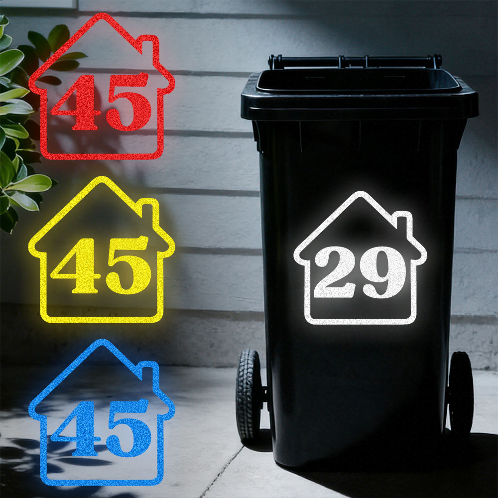 3PCS Custom Reflective Trash B - Home Decor Sticker reseña y precio