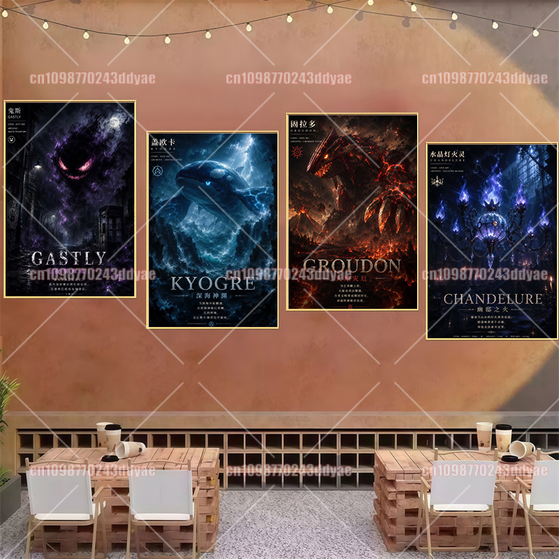 Pokemon Anime Poster HD Printe - Home Decor Living Room reseña y precio