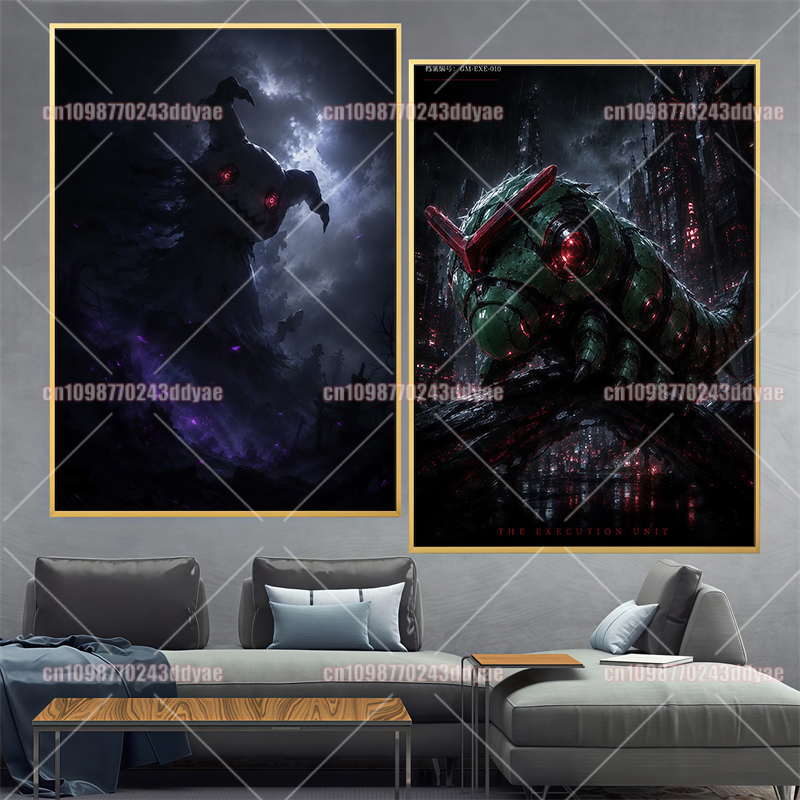 Pokemon Anime Poster HD Printe - Home Decor Living Room reseña y precio